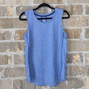 Title Nine Heather Blue Lavender Vibe Tank Top Size Medium